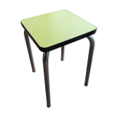 Tabouret formica jaune vif canari