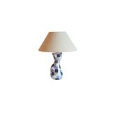Patchwork Pattern Table Lamp By Keramika Liboje, Yugoslavia 1950S