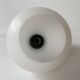 Pair of vintage opaline round wall lamps