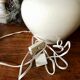 Pied de lampe en céramique craquelée
