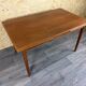 1960s 1970s Teak Extendable Dining Table Made in Denmark Danish Design
