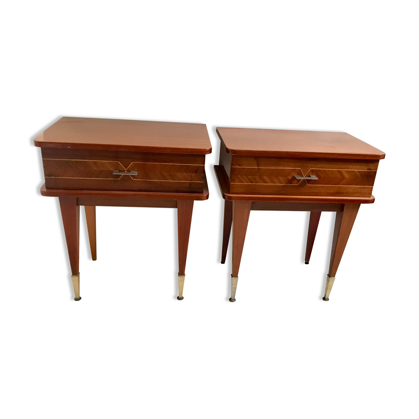 Pair of vintage bedside tables