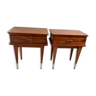 Pair of vintage bedside tables