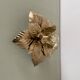 Vintage wall light in gold metal