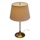 Bergboms brass table lamp, original shade, model B-024, Scandinavian Modern 1960s