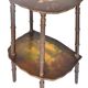 Painted wooden stool