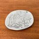 Vintage Canadian metal bowl with beaver decoration by Hoselton.