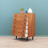 Teak chest of drawers, Danish design, 1970s, made in Denmark