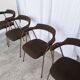 Mid-century modern dining armchairs - 70s niko kralj stol kamnik - set of 4