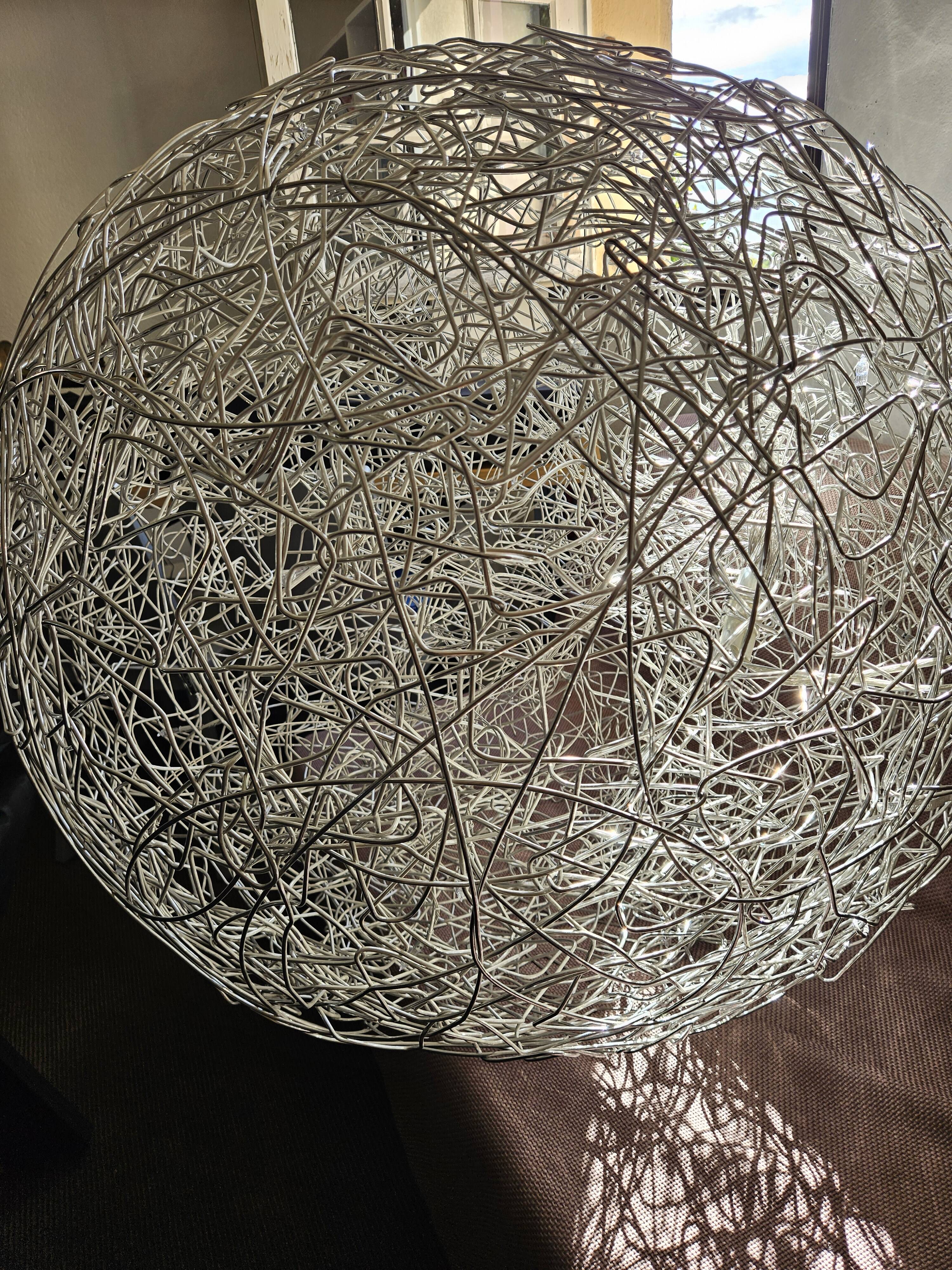 Fil de Fer hanging lamp by Catellani & Smith