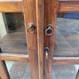 Exotic showcase cabinet 2 doors with key