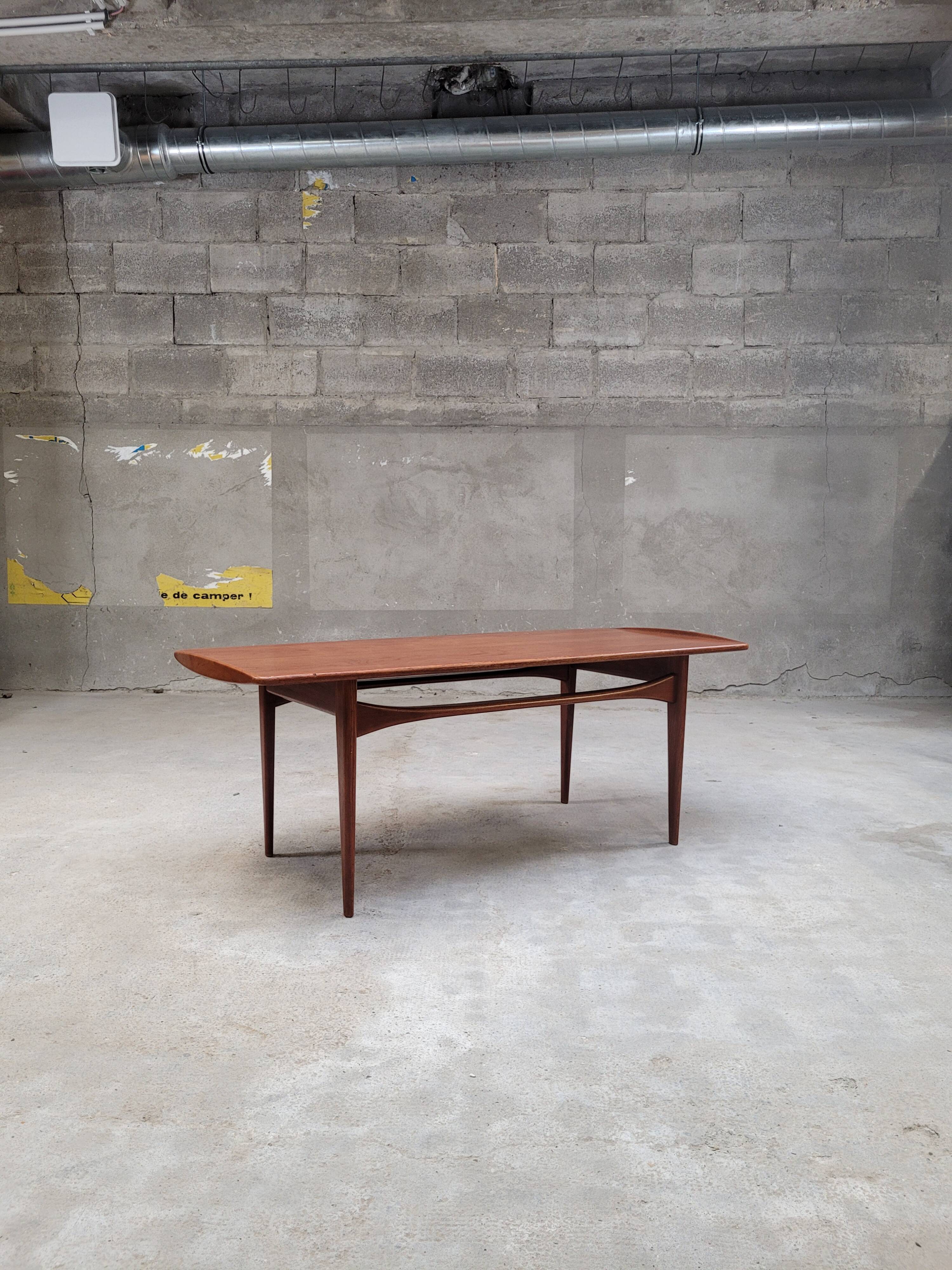 Kindt Larsen coffee table Denmark 1960