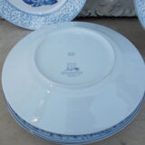 6 Limoges porcelain dessert plates Bracieux Deshoulieres