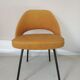 Chaise en velours Eero Saarinen édition Knoll 1950