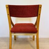 Vintage Dining Chairs by Ludvík Volák for Dřevopodnik Holešov, 1960’s, Set of 2