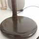 Vintage Brown Metal Desk Lamp Mid-Century Modern Flexible Table Light