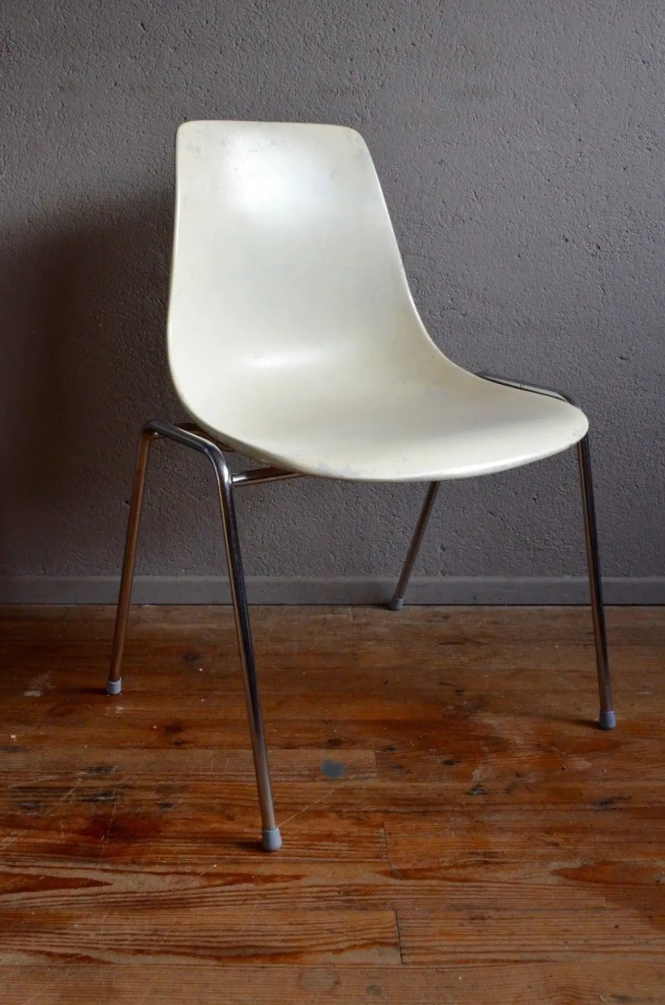 Set of 4 Georg Leowald chairs for Wilkhahn, mid-century design from the 1950s.
