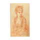 Blood portrait of a woman Period Napoleon I Early nineteenth century