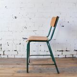 Chaise de lycée vintage