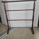 Wooden towel rack