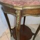 Napoleon III Mahogany and Marble Healing 20th Century Leg Tablet