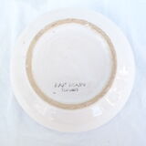 Handmade Tunisian hollow dish white & blue