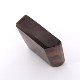 Signed wooden pocket emptier carved with a gouge, 1970s