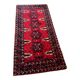 Vintage wool carpet woven 185x90 from the 60s-70s