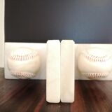 Pair of marble book ends