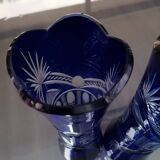 Bohemian crystal vase