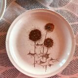 Set of dessert plates in Sarreguemines sandstone