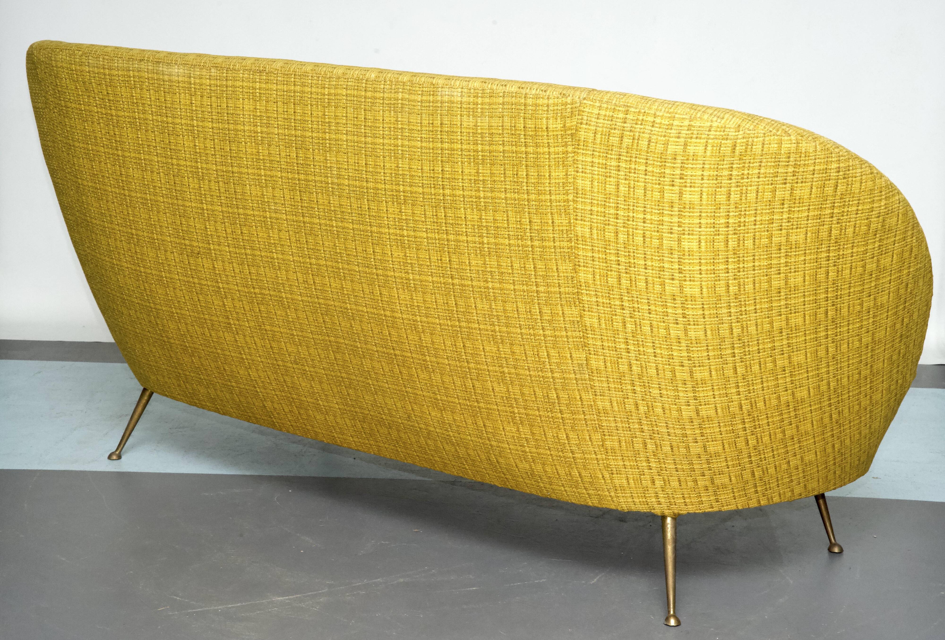 Two-Seater Sofa in the Style of Ico Parisi, Italy, 1950s