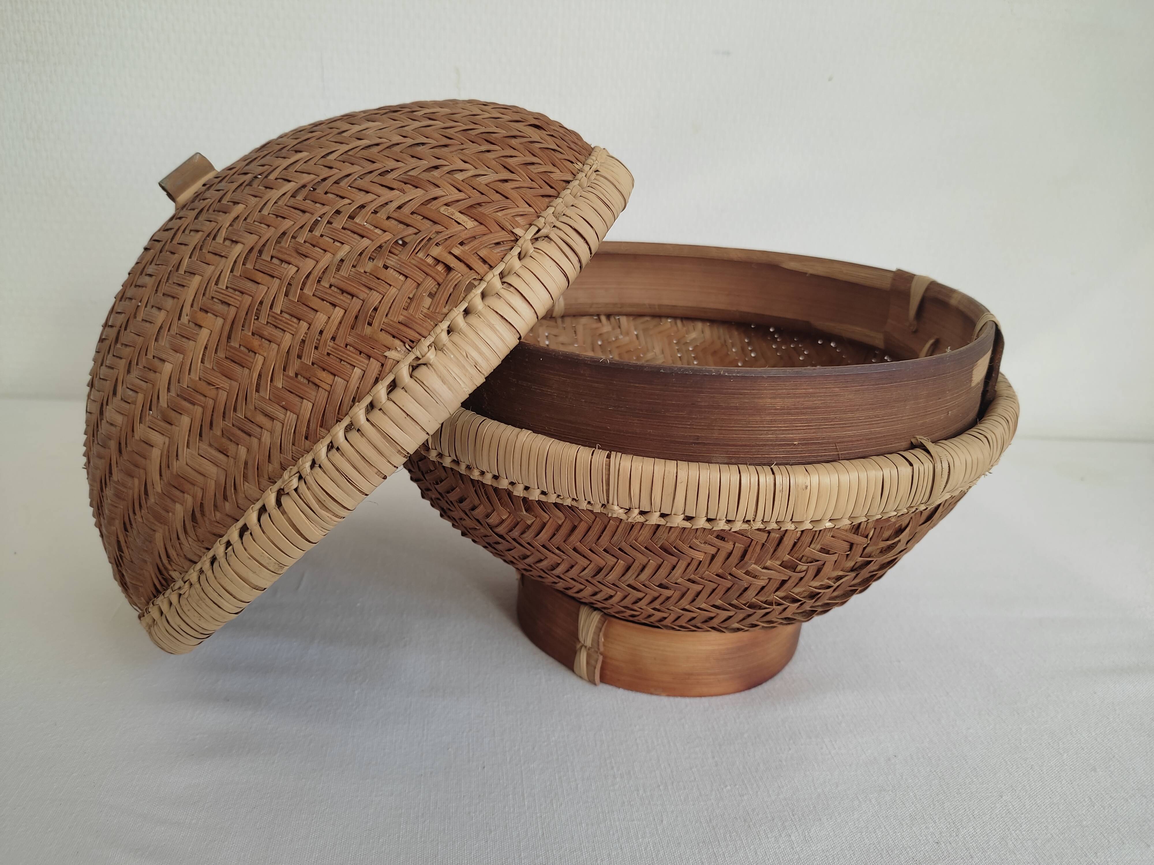 Bamboo rice box