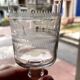 Set of 7 port or dessert wine glasses in ancient baccarat greek frieze