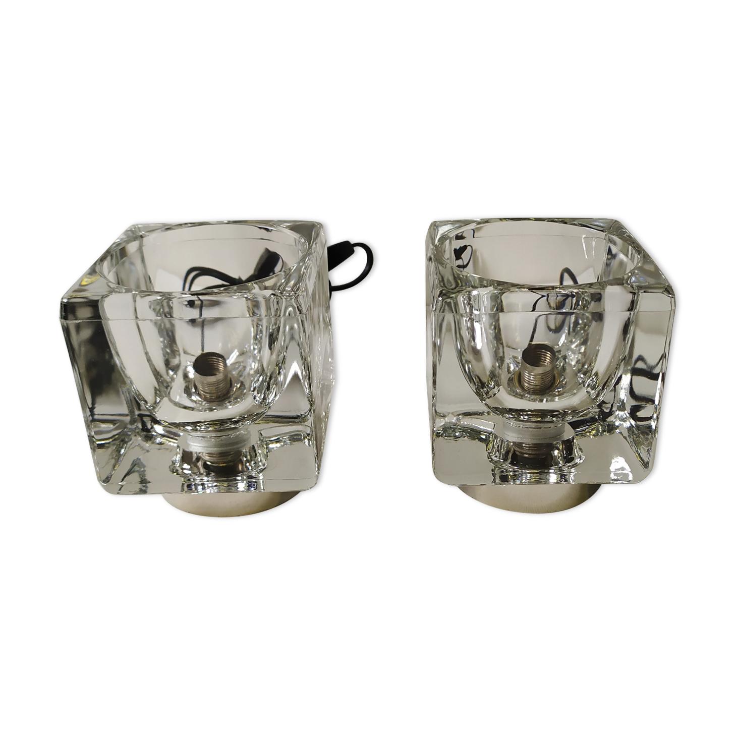 Table Lamps from Seguso,Murano, 1960s, Set of 2