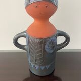 Vintage Vera Haij, Steneby. Ceramic Vera Haij Swedish - Modernist Vase Sweden Girl Pottery.