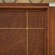 Art Deco mahogany wardrobe, signed A. Bicchierini, 1940s.