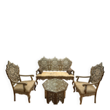 Oriental salon in marquetry