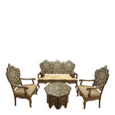 Oriental salon in marquetry
