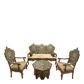 Oriental salon in marquetry