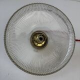 Vintage prism glass pendant light