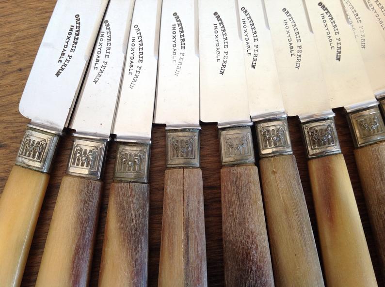 Box 12 knives Orfèvrerie Perrin