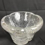 Daum bubble glass vase