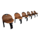 Set of 6 'Sail' dining chairs by Giovanni Offredi for Saporiti, 1973