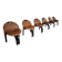 Set of 6 'Sail' dining chairs by Giovanni Offredi for Saporiti, 1973