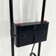 Double black neon wall light by Gian N. Gigante for Zerbetto, 1980