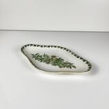 Rare "Denise" Ironstone Ravier by St Amand, green, early 20th century