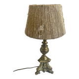 Bronze candlestick lamp base
