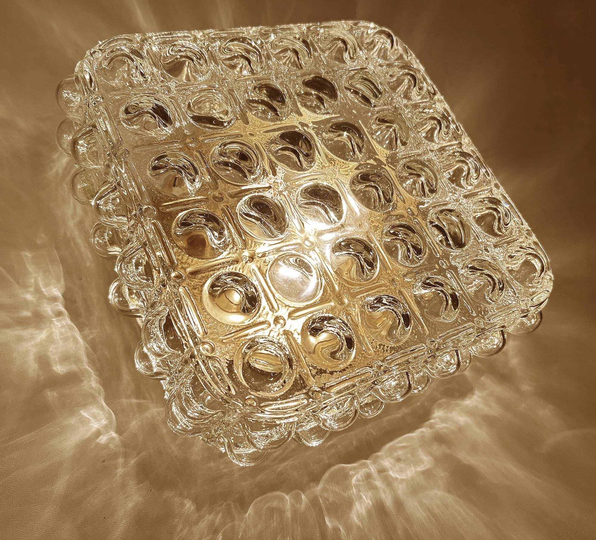 Vintage Glass Bubble Ceiling Light