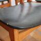 Lot de 6 chaises scandinaves skaï noir